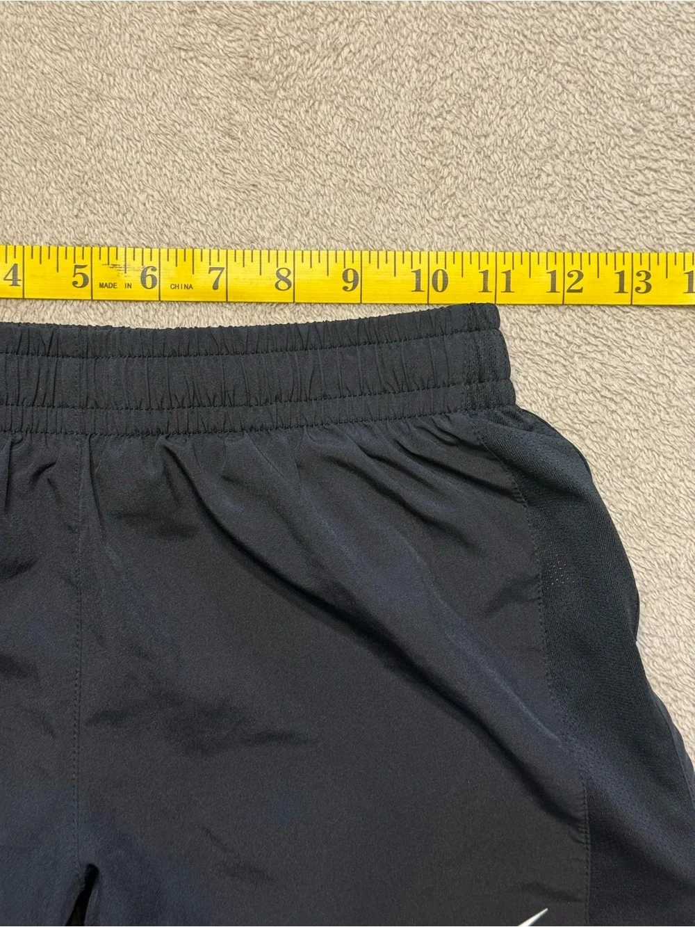 Nike Girls Youth Large Black Dri-FIT Athletic Shorts